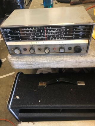 Vintage Hallicrafters S - 120 Tube Radio 4 Band Shortwave Communications Receiver