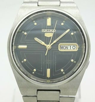 Vintage Seiko 5 Japan Automatic 21j Cal 7s26 St Steel Day Date Men 