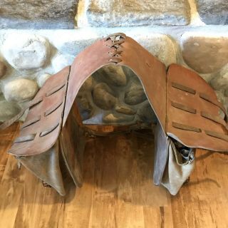 Vintage Leather Saddle Bags,  Horse.