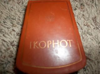 Vintage Zeiss Ikon IKOPHOT Light Meter Made in Stuttgart Germany W/ Leather Case 3
