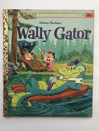 Wally Gator 1st Edition Vintage Little Golden Book