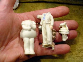 16 x excavated vintage headless doll parts figurine mixed media age 1890 B 131 5