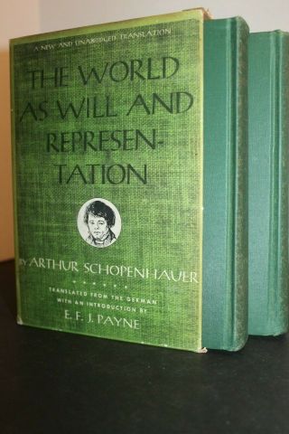 The World As Will And Representation (1958 2 - Vol Box Set) By Arthur Schopenhauer