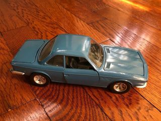 Butago Bmw 3.  0 Cs 1:24 Diecast Model Vehicle Car.  0110.  Blue.  Vintage.