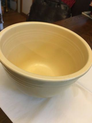 Fiesta Ware Vintage Ivory/Yellow Mixing Nesting Bowl 5 