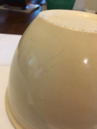 Fiesta Ware Vintage Ivory/Yellow Mixing Nesting Bowl 5 