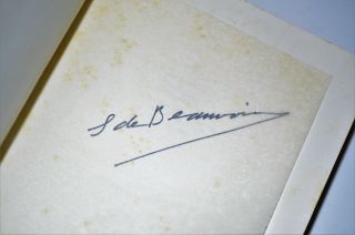 The Second Sex SIGNED by Simone de Beauvoir 1979 Franklin Library Leather 5