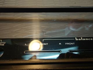 Marantz 4300 Quad Receiver Parting Out Faceplate Insert close to LOOK 2