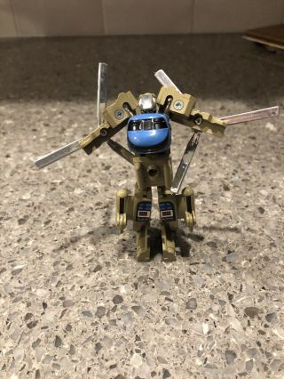 Vintage 1984 Bandai G1 Transformer Gobot Twin Spin Helicopter Complete
