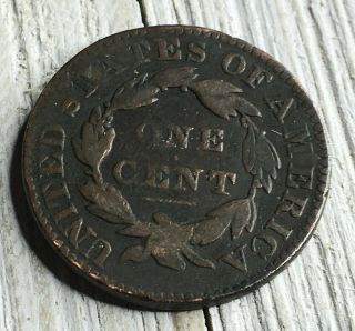 Vintage 1831 Large Cent Coronet Liberty Head Coin