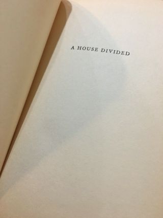 A House Divided - Pearl S.  Buck - Vintage 1935 Hardcover HC 4
