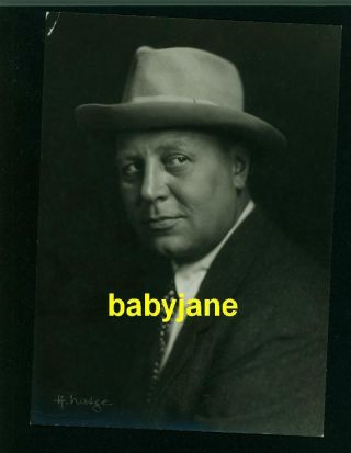 Emil Jannings Vintage 6x9 Photo Taken By Hans Natge In Germany 1926 Faust