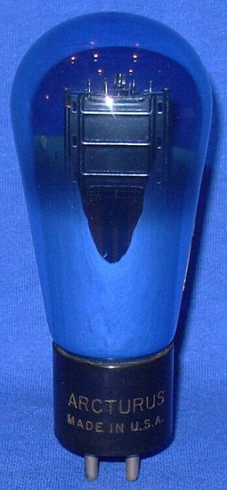 Marginal Arcturus Blue Globe Type 145 (45) Triode Vacuum Tube