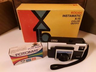 Kodak Instamatic X - 15 126 Cassette Film Camera Box Film 2