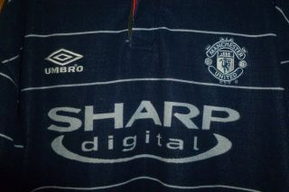 Manchester United Umbro Vintage Shirt Away 1999/2000 Soccer Jersey Men Size M 2