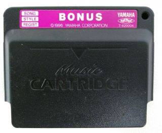 Vintage Yamaha Keyboard Bonus Music Cartridge Psr230 Psr320 Psr330 Psr420 Psr520