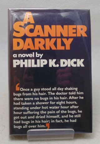 Philip K.  Dick A Scanner Darkly - 1977 1st British Edition 1/1 W/ Jacket