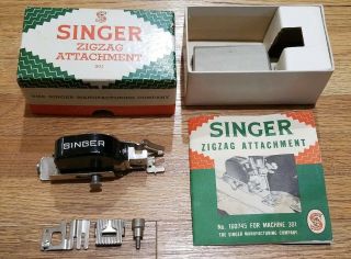 Singer Zigzag Attachment 160745 Class 301 Machines Vintage