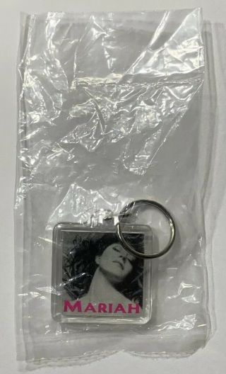 Old Vintage Collecitible 1990s Official Mariah Carey Keychain Nos