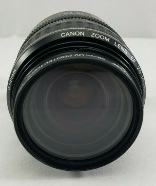 Vintage Canon EF 28 - 105mm 1:3.  5 - 4.  5 Ultrasonic Zoom Lens EUC w/ UV Protector 6