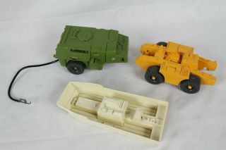 Vintage Gi Joe Uss Flagg Aircraft Carrier Parts Tow Vehicle Launch Tanker Nozzle