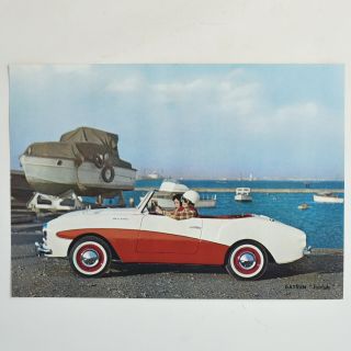 1960 Datsun Sports Spl212 Fairlady Spec Sheet Vintage Car Sales Brochure