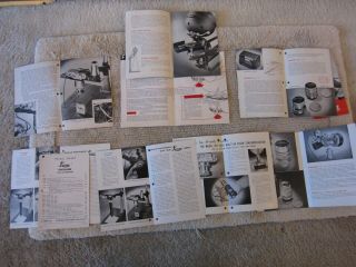 Vintage Leitz & Leica brochures,  catalogs,  and instructions. 4