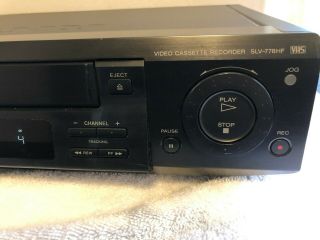 SONY SLV - 778HF VHS VCR Video Cassette Recorder -, 3