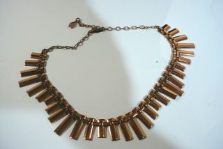 Vintage Renoir Copper Necklace 2