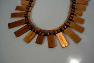 Vintage Renoir Copper Necklace 6