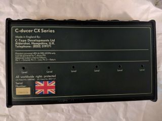 Vintage C - Ducer CX SIX Drum or Piezo Trigger Mic Preamp - 6 channel 4