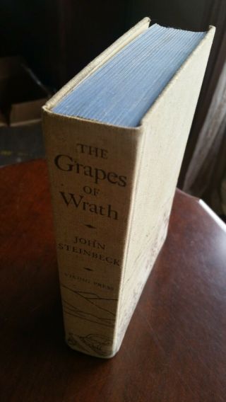 The Grapes Of Wrath By John Steinbeck 1st Edition 2nd Printing Hardcover