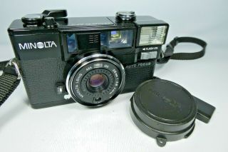 Old Vintage Minolta Hi - Matic Af2 Compact 35mm Film Camera Please Read