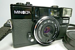 Old Vintage MINOLTA HI - MATIC AF2 Compact 35mm Film Camera Please Read 2