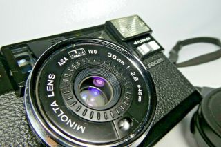 Old Vintage MINOLTA HI - MATIC AF2 Compact 35mm Film Camera Please Read 3
