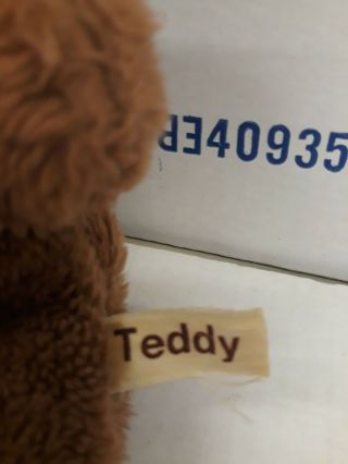 Russ Berrie & Co Vintage TEDDY Bear Plush Wind Up Musical Music Stuffed Brown 2
