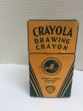 Vtg Crayola 48 Box Crayons Binney & Smith York Gold Medal Crayon