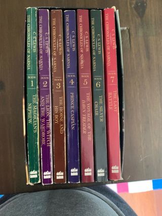 The Chronicles Of Narnia Vintage (1994) 7 - Book Set - C.  S.  Lewis - Harper Collins