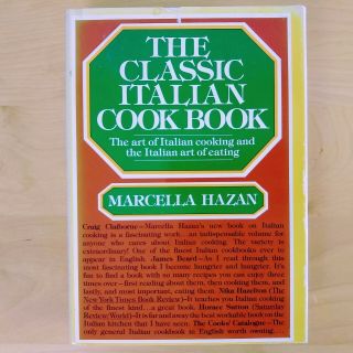 Classic Italian Cookbook Marcella Hazan 1980 Illustrated Hc Dj Toc Index Vtg 483