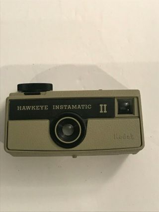 Vintage Kodak Hawkeye Instamatic Ii Camera Uses 126 Film -