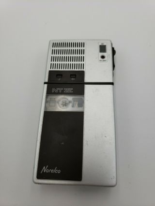 Vintage Norelco Nt - Iv Pocket Memo Mini Cassette Tape Voice Recorder With Tape