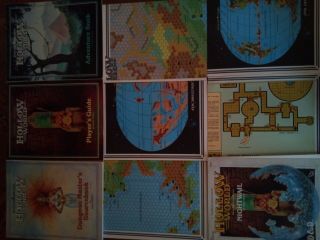 Vintage Dungeons And Dragons Hollow World Tsr Campaign Set And Module Nm