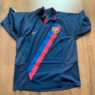 Fc Barcelona Jersey 2002/2003 Away Shirt Vintage Barca Camiseta Nike Retro Large