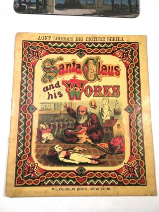 Santa Claus And His By Webster,  George P. ,  C 1876