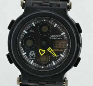 Vintage Casio G - Shock Gaussman Analog Digital Quartz Watch AW - 571 G512/103.  1 2