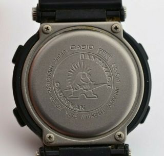 Vintage Casio G - Shock Gaussman Analog Digital Quartz Watch AW - 571 G512/103.  1 6