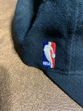 Vintage Sports Specialties CHICAGO BULLS snapback 90 ' s Blackscript hat cap 3