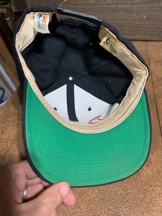 Vintage Sports Specialties CHICAGO BULLS snapback 90 ' s Blackscript hat cap 5
