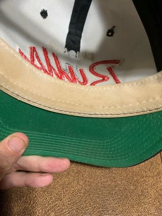Vintage Sports Specialties CHICAGO BULLS snapback 90 ' s Blackscript hat cap 6