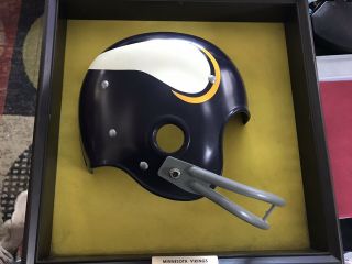 Vintage Gresh Nfl Minnesota Vikings Helmet Wall Decor